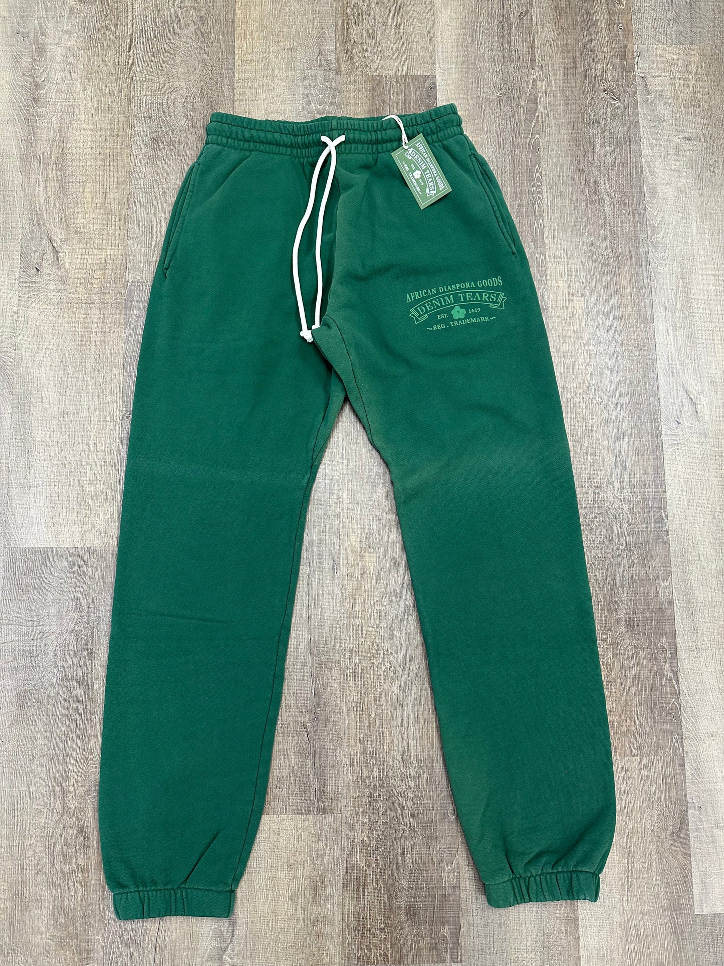 Denim Tears ADG Sweatpant Green - Mens