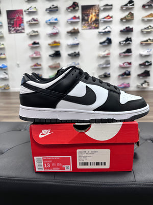 Nike Dunk Low Retro White Black Panda - Size 13