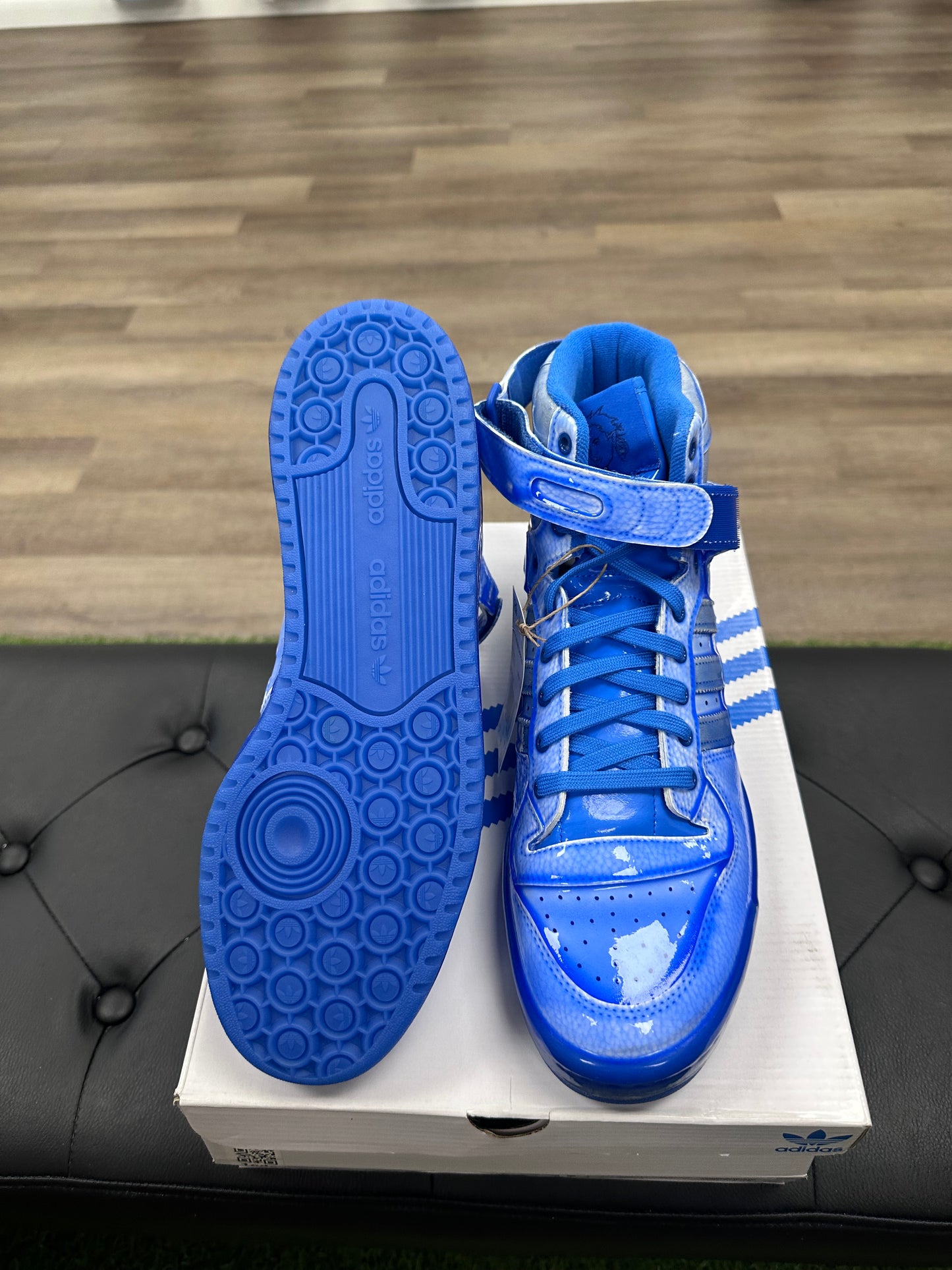 adidas Forum Hi Jeremy Scott Dipped Blue - Size 11.5