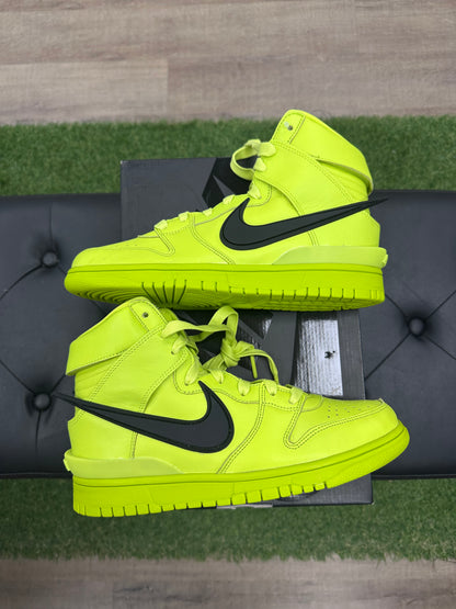 Nike Dunk High AMBUSH Flash Lime - Size 7.5