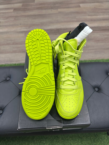 Nike Dunk High AMBUSH Flash Lime - Size 7.5