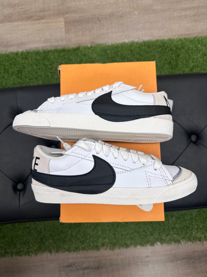 Nike Blazer Low 77 Jumbo White Black Sail (Women's) - Size 11.5W