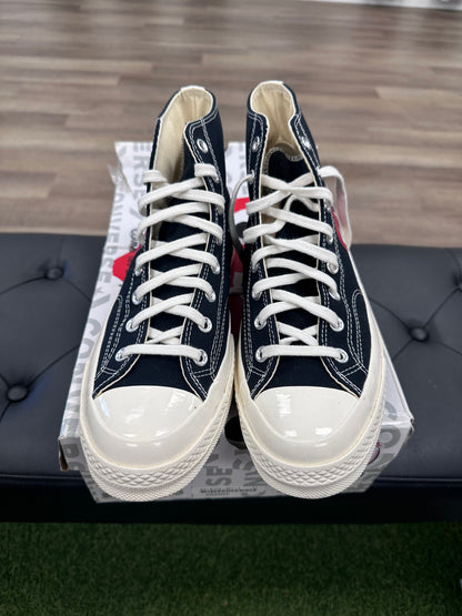 Converse Chuck Taylor All Star 70 Hi Comme des Garcons PLAY Black - Size 11 (U)