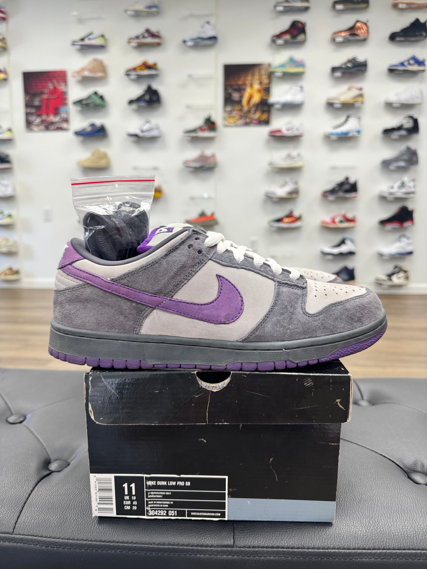 Nike SB Dunk Low Purple Pigeon - Size 11 (U)