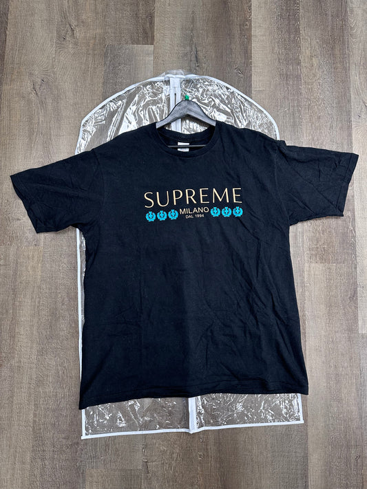 Supreme Milano Tee Black - Size XL (U)
