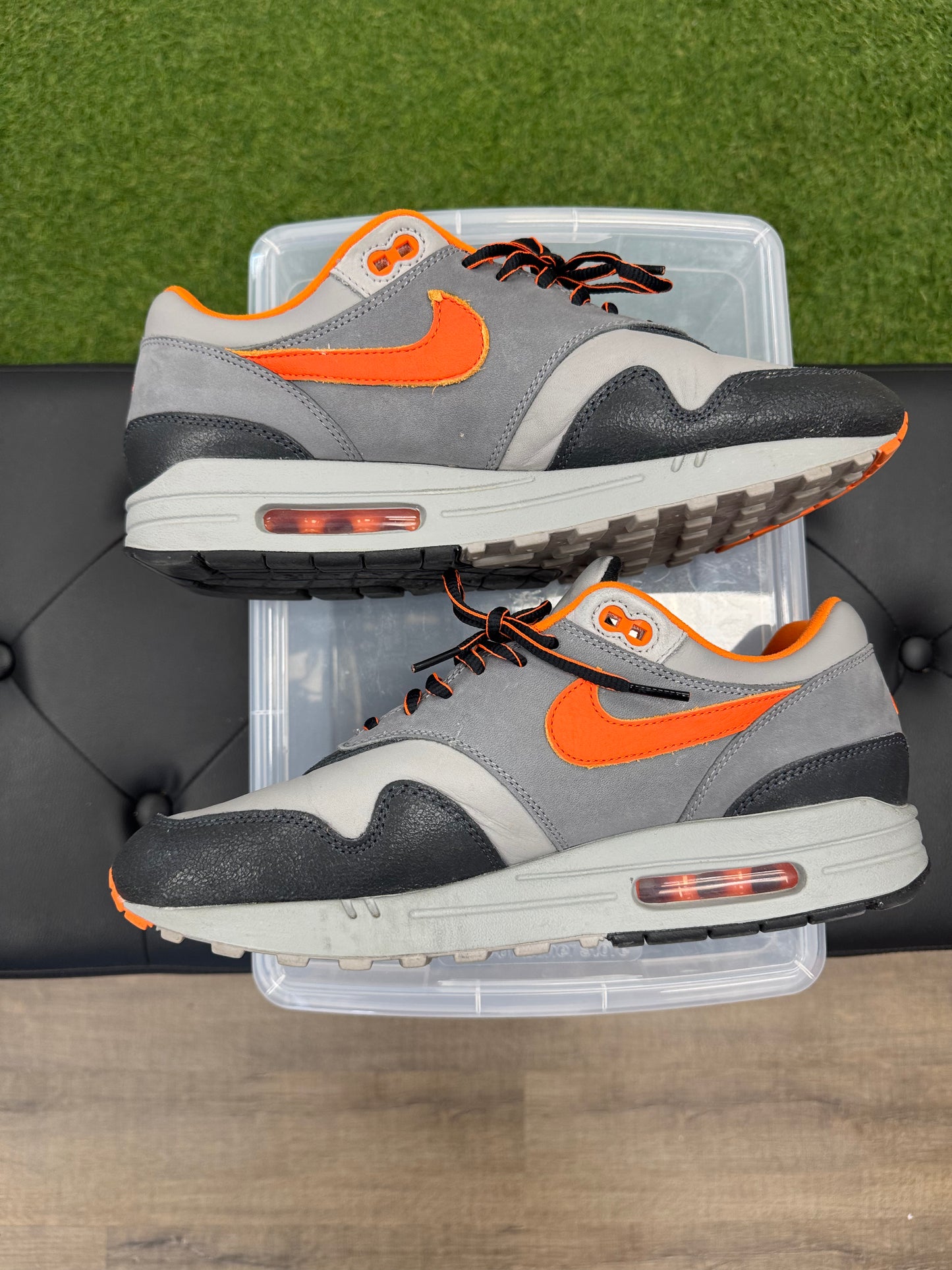 Nike Air Max 1 SP HUF Brilliant Orange - Size 11.5 (U)