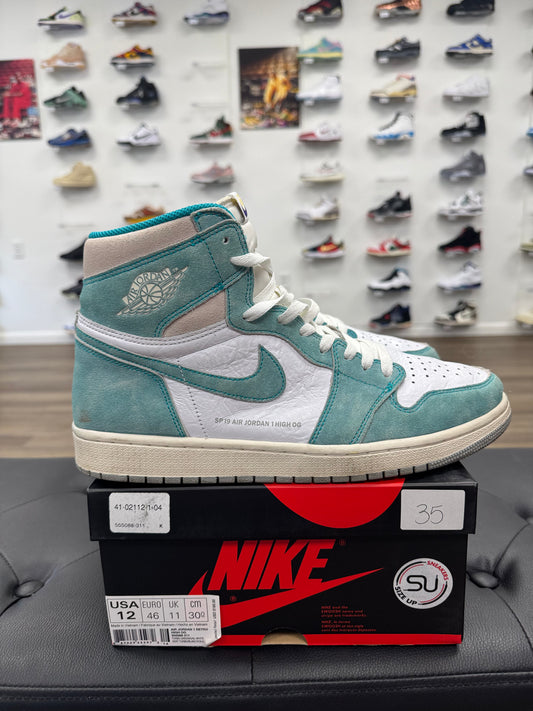 Jordan 1 Retro High Turbo Green - Size 12 (U)