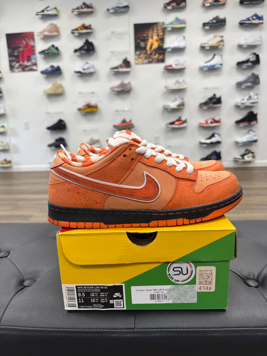 Nike SB Dunk Low Concepts Orange Lobster - Size 9.5 (U)