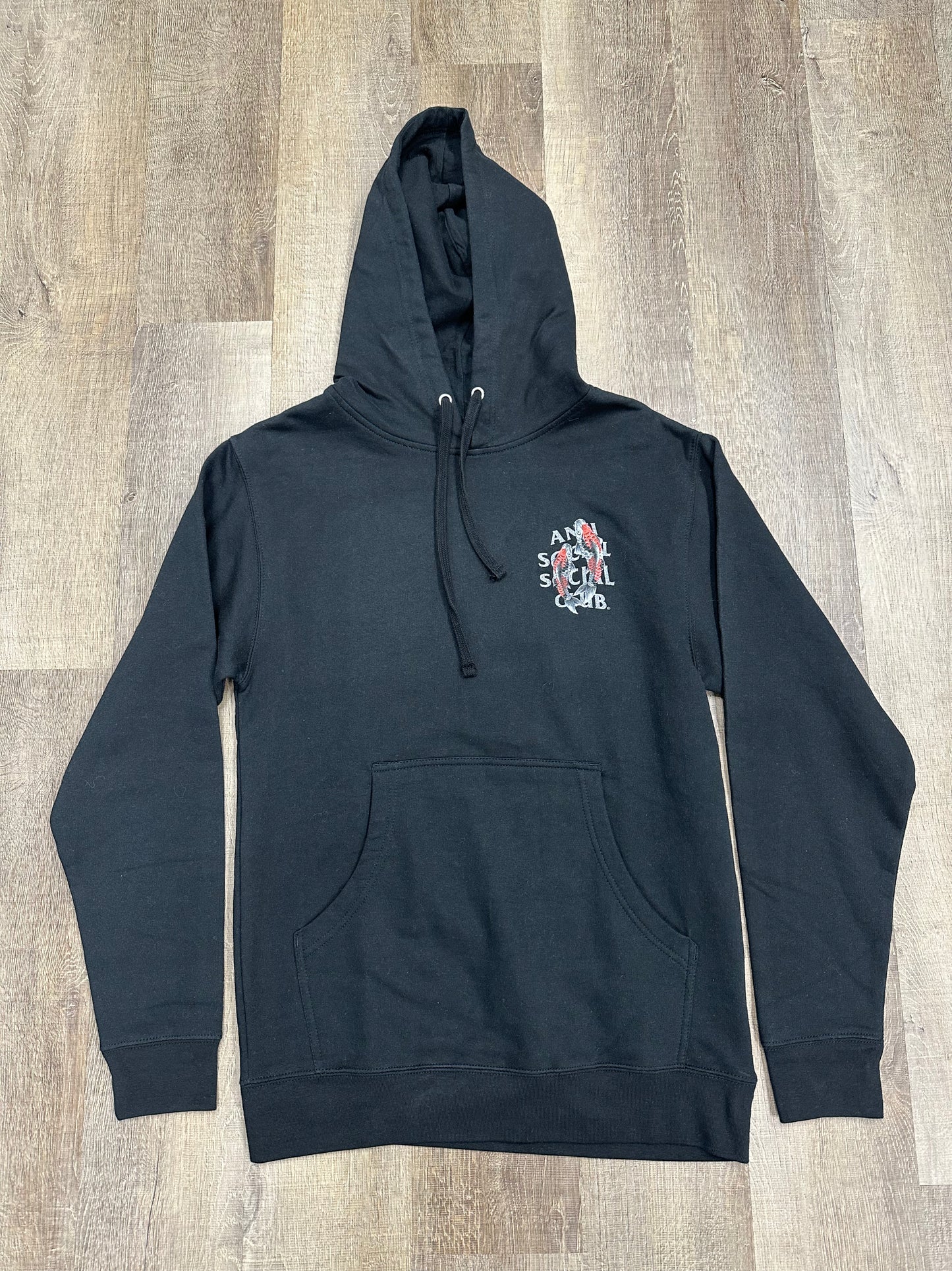 Anti Social Social Club Koi Garden 3M Reflective Hoodie Black - Mens