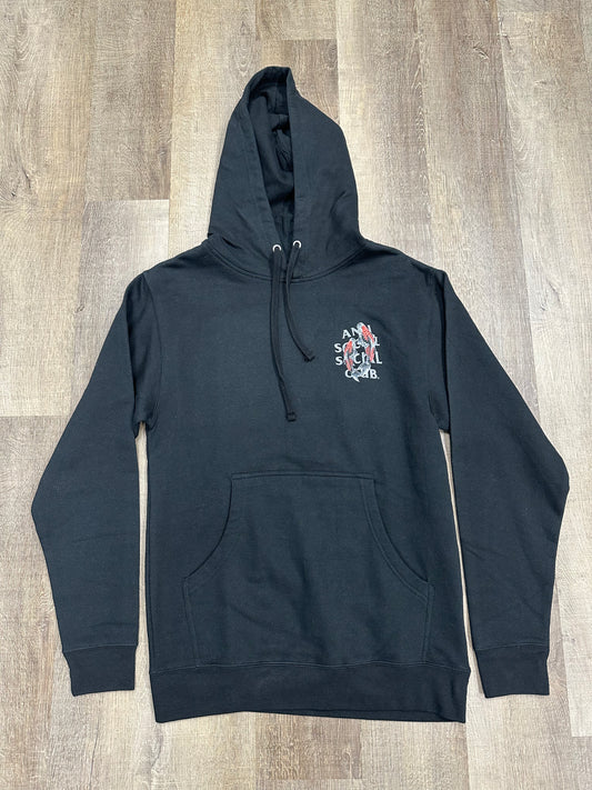 Anti Social Social Club Koi Garden 3M Reflective Hoodie Black - Mens