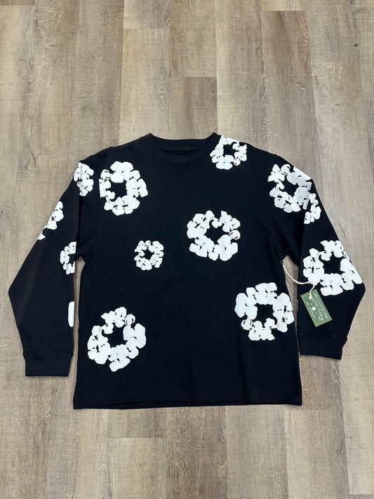 Denim Tears Long Sleeve Cotton Wreath T-shirt - Mens