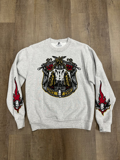Warren Lotas Castle Crest Crew Neck - Mens (U)