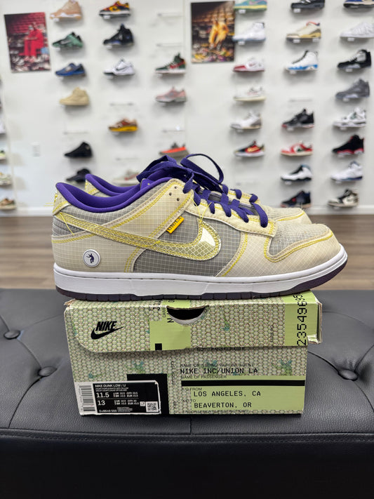Nike Dunk Low Union Passport Pack Court Purple Size 11.5 (U)