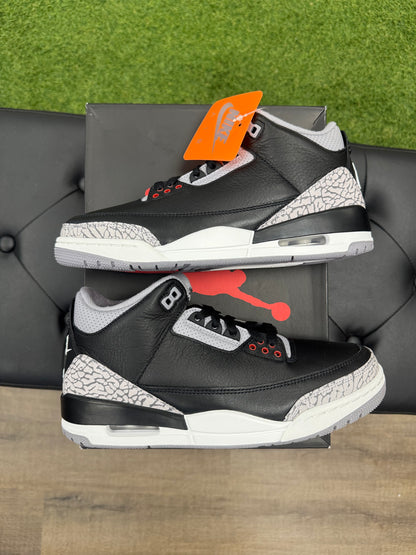 Jordan 3 Retro OG Black Cement (2024) - Size 8