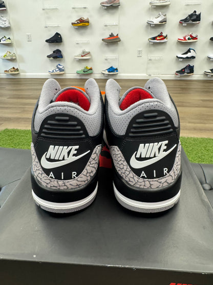 Jordan 3 Retro OG Black Cement (2024) - Size 8