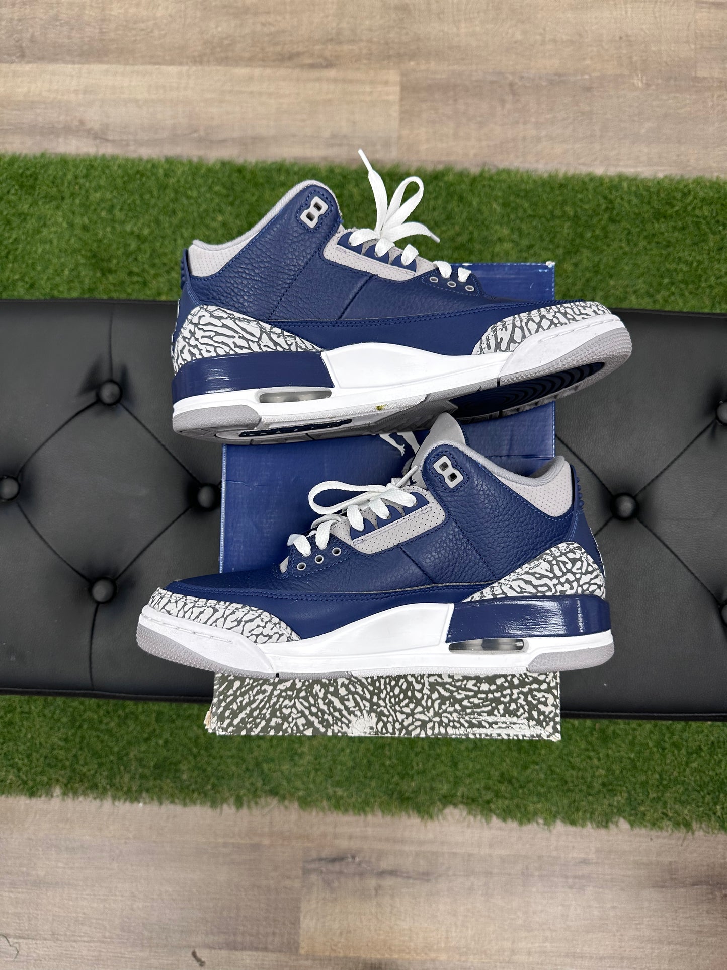 Jordan 3 Retro Georgetown (2021) - Size 9.5 (U)