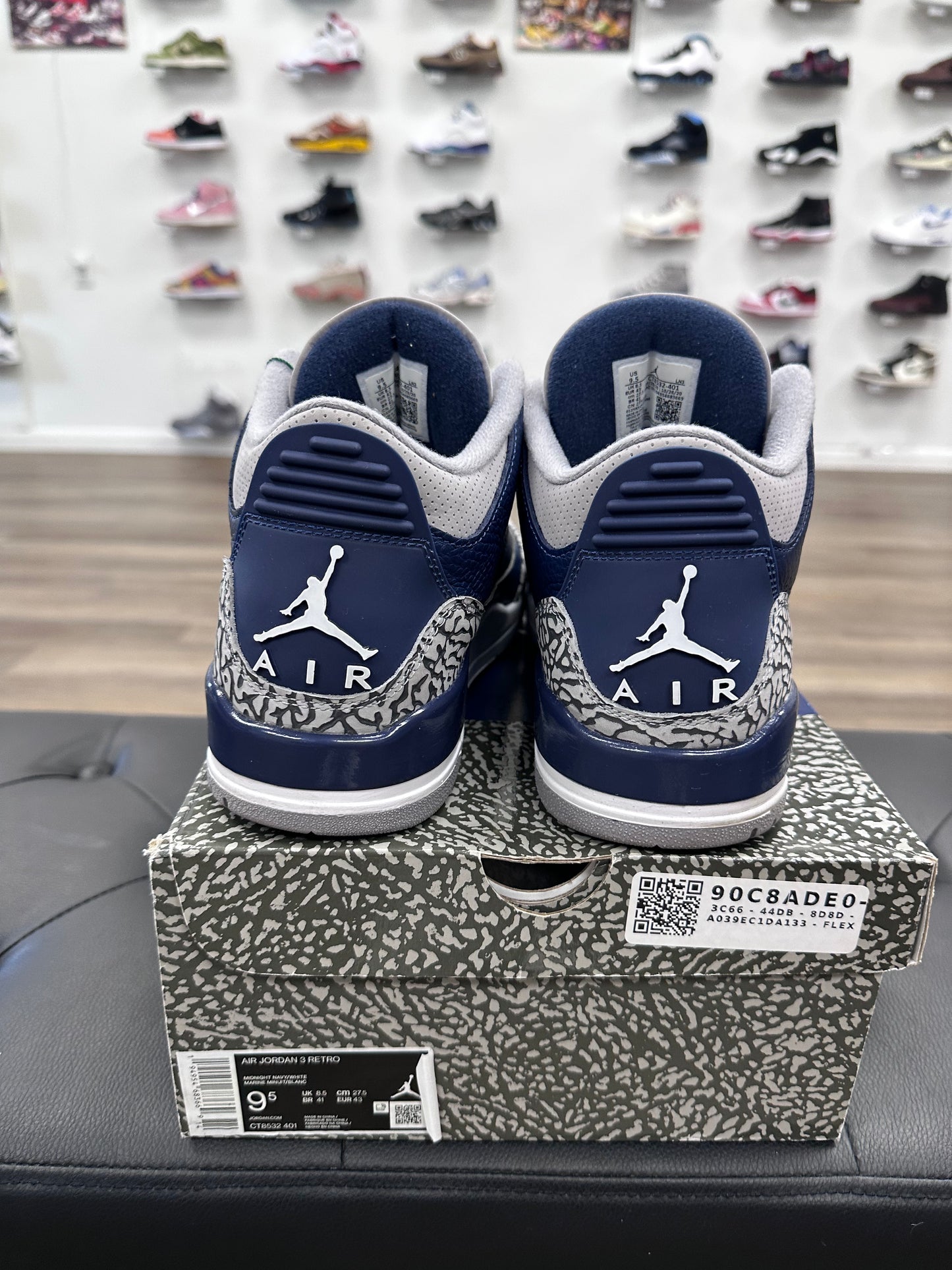 Jordan 3 Retro Georgetown (2021) - Size 9.5 (U)