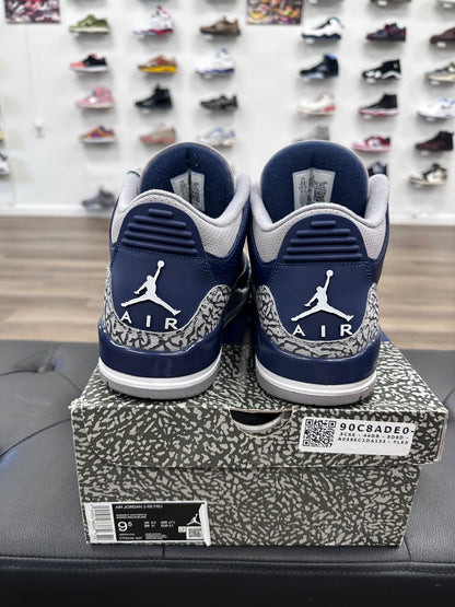 Jordan 3 Retro Georgetown (2021) - Size 9.5 (U)