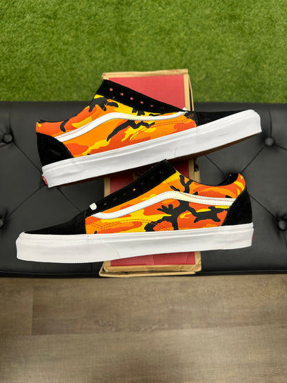 Vans Old Skool Pop Camo Orange - Size 12