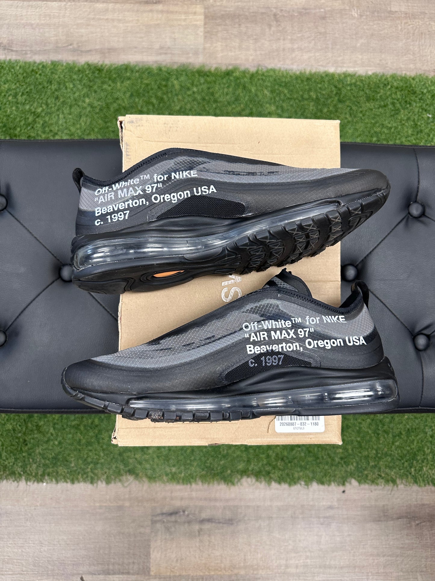 Nike Air Max 97 Off-White Black - Size 10 (U)