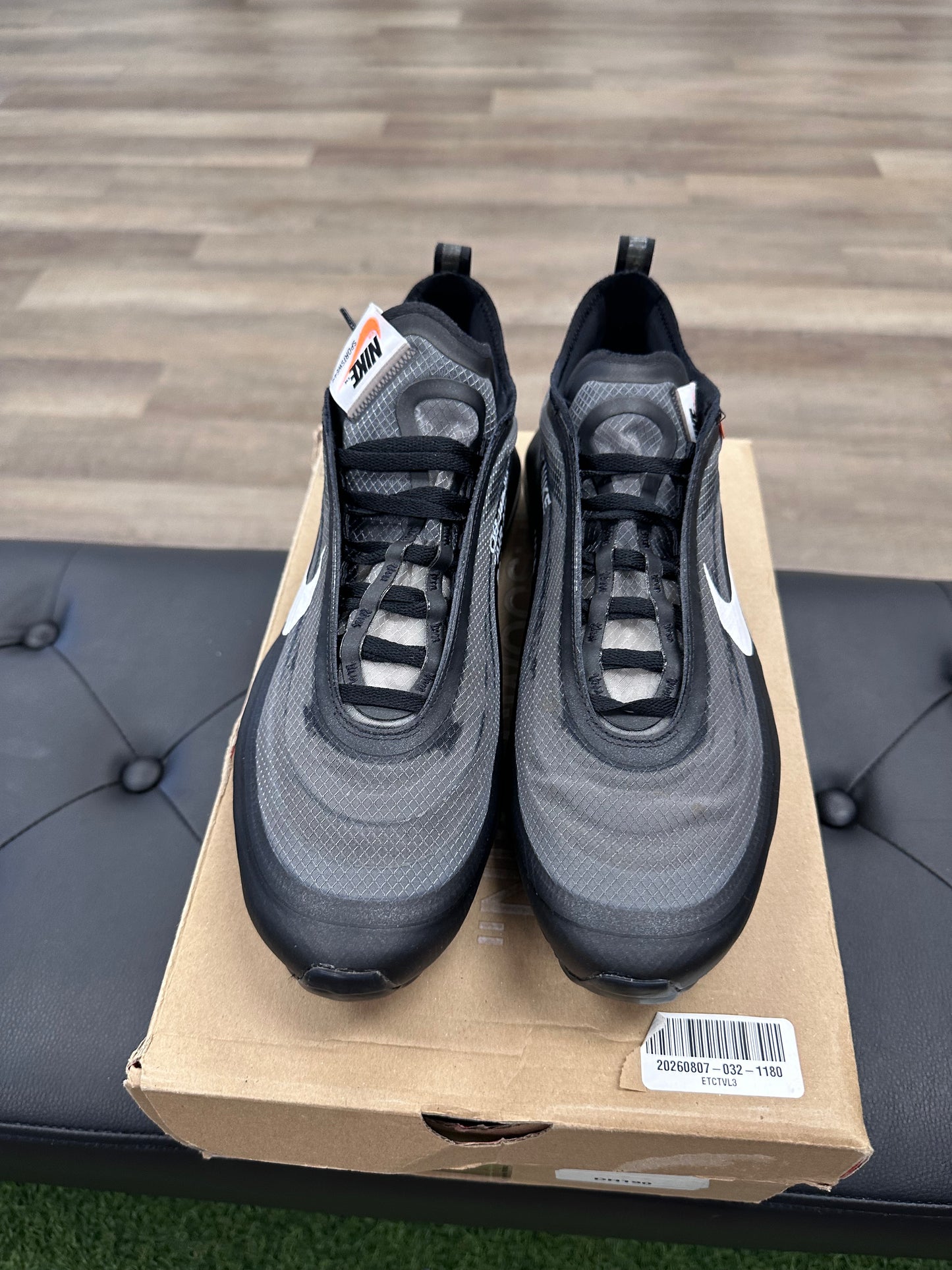 Nike Air Max 97 Off-White Black - Size 10 (U)