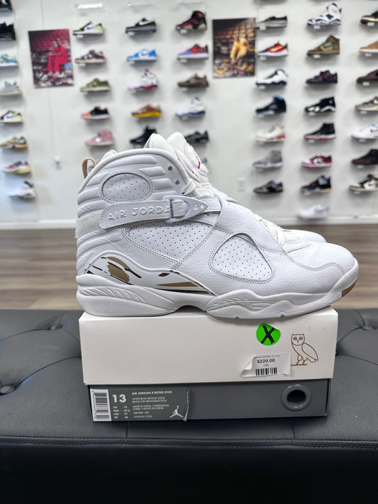 Jordan 8 Retro OVO White - Size 13 (U)