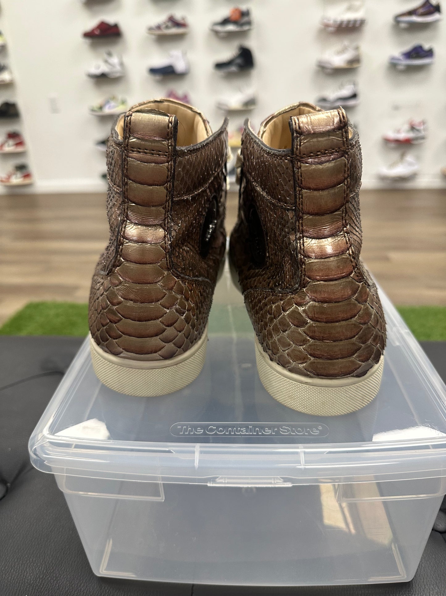 Christian Louboutin High Top Bronze - Size 14 (U)