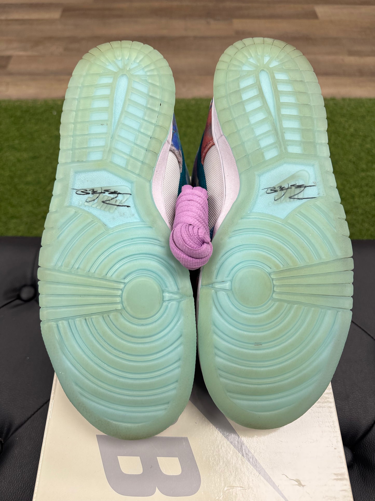 Nike SB Dunk Low Futura Laboratories Bleached Aqua - Size 12 (U)