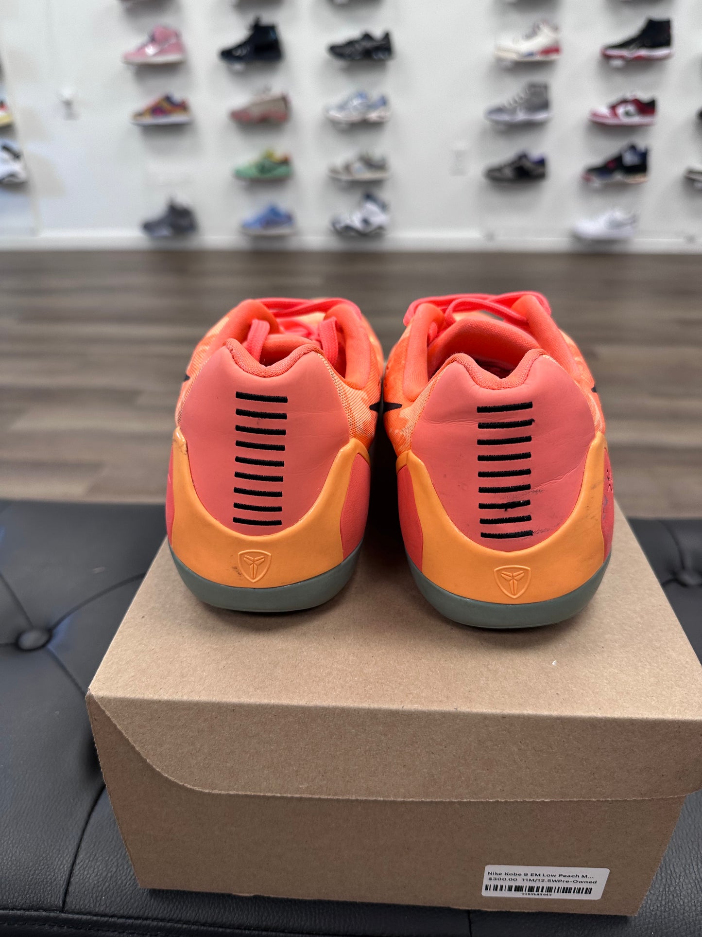Nike Kobe 9 EM Low Peach Mango - Size 11 (U)