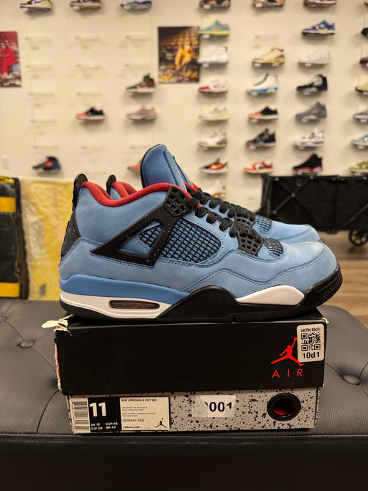 Jordan 4 Retro Travis Scott Cactus Jack - Size 11 (U)