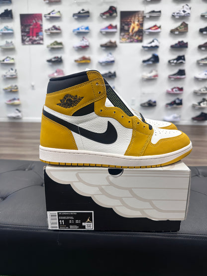 Jordan 1 Retro High OG Yellow Ochre - Size 11