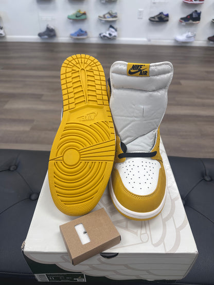 Jordan 1 Retro High OG Yellow Ochre - Size 11