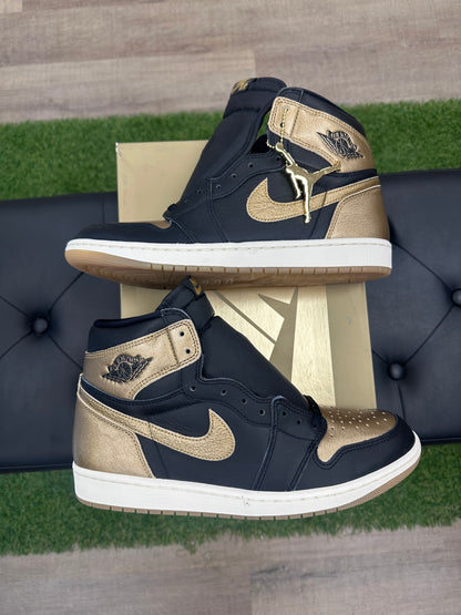 Jordan 1 Retro High OG Black Metallic Gold - Size 11