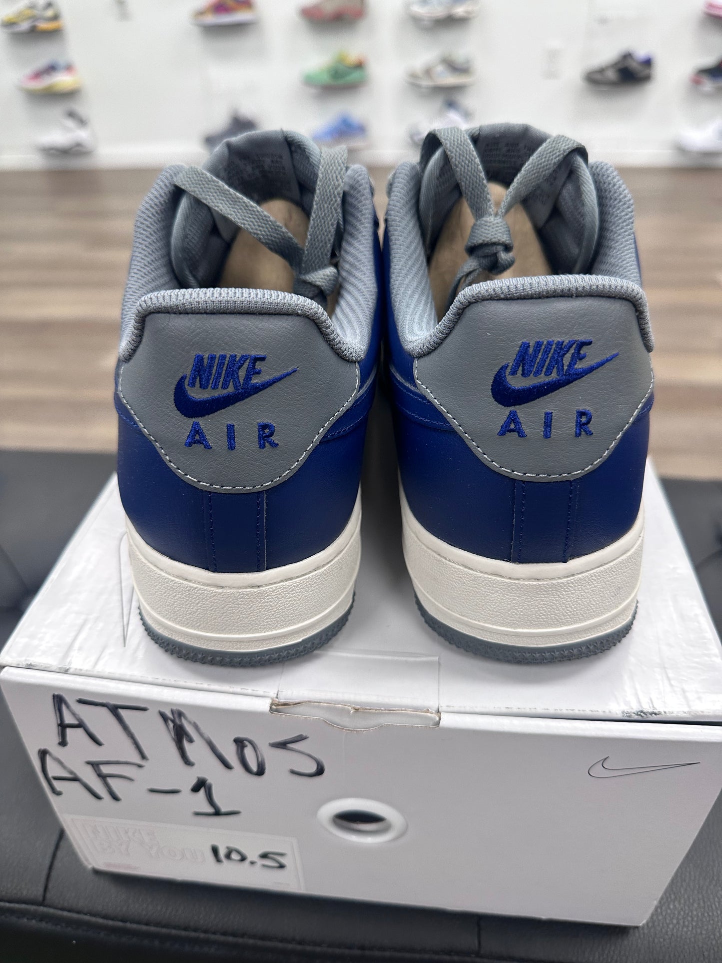 Nike Air Force 1 Navy Blue - Size 10.5 (U)