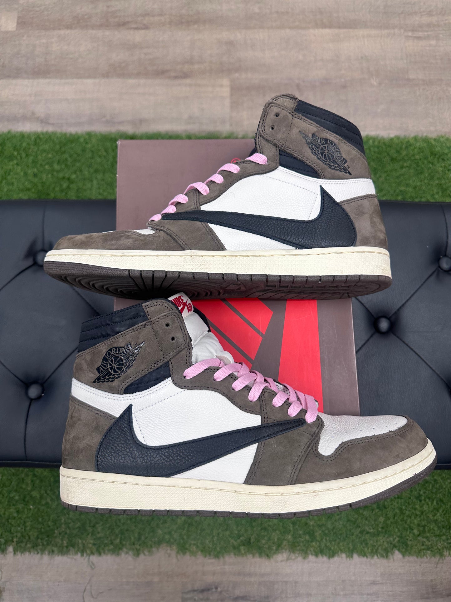 Jordan 1 Retro High OG SP Travis Scott Mocha - Size 14 (U)