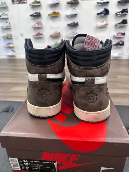 Jordan 1 Retro High OG SP Travis Scott Mocha - Size 14 (U)