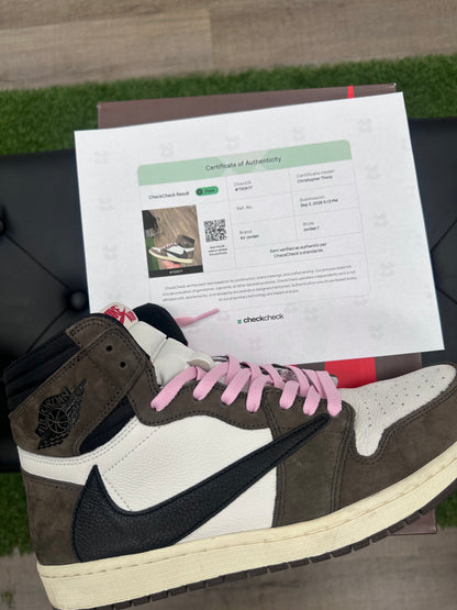 Jordan 1 Retro High OG SP Travis Scott Mocha - Size 14 (U)