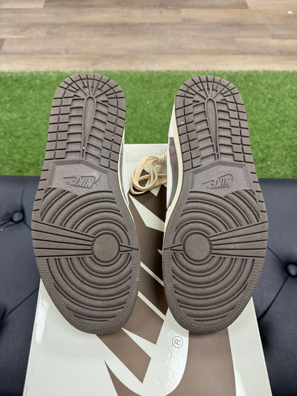 Jordan 1 Retro Low OG SP Travis Scott Reverse Mocha - Size 9 (U)