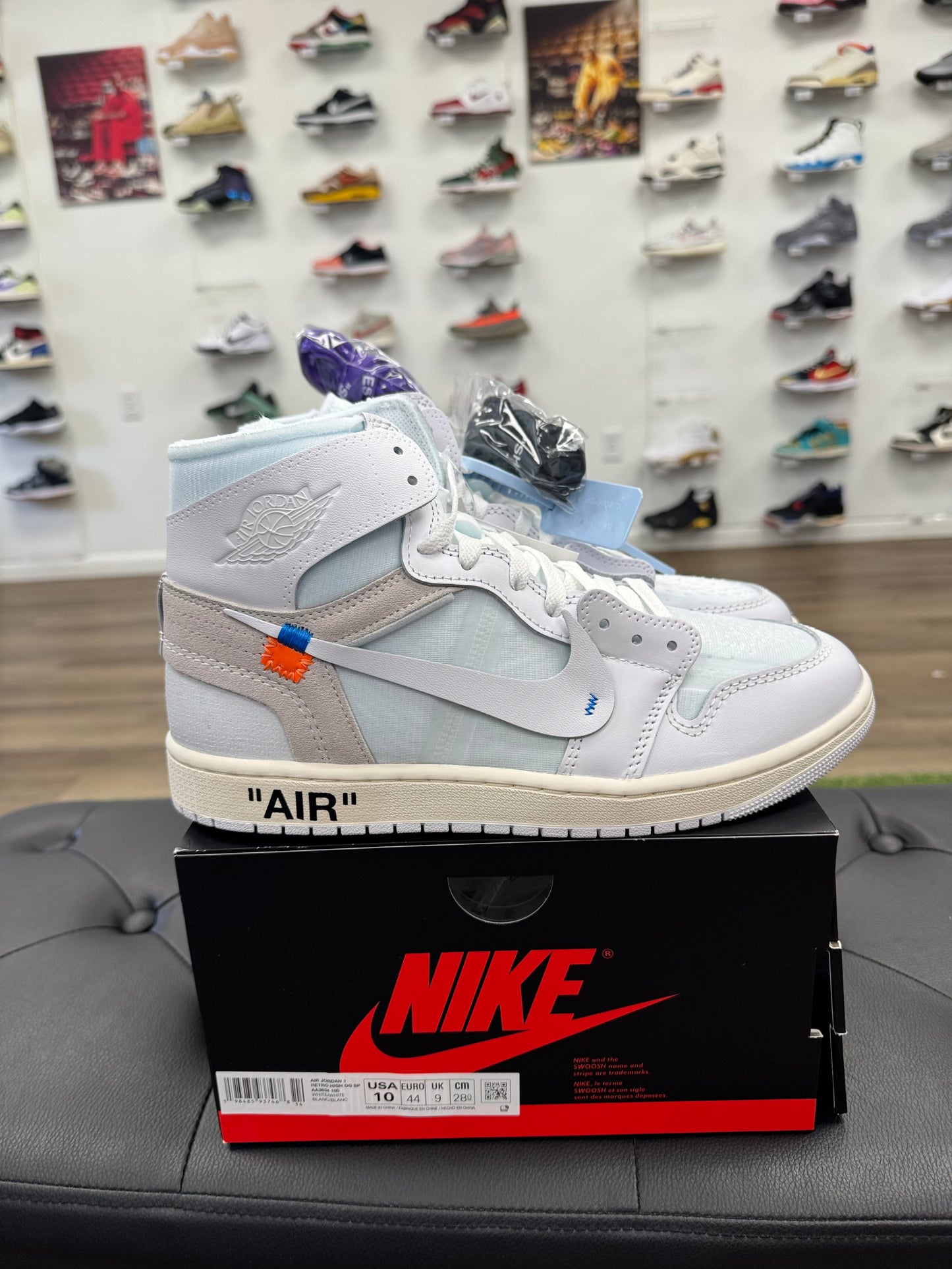 Jordan 1 Retro High Virgil Abloh Archive Alaska - Size 10