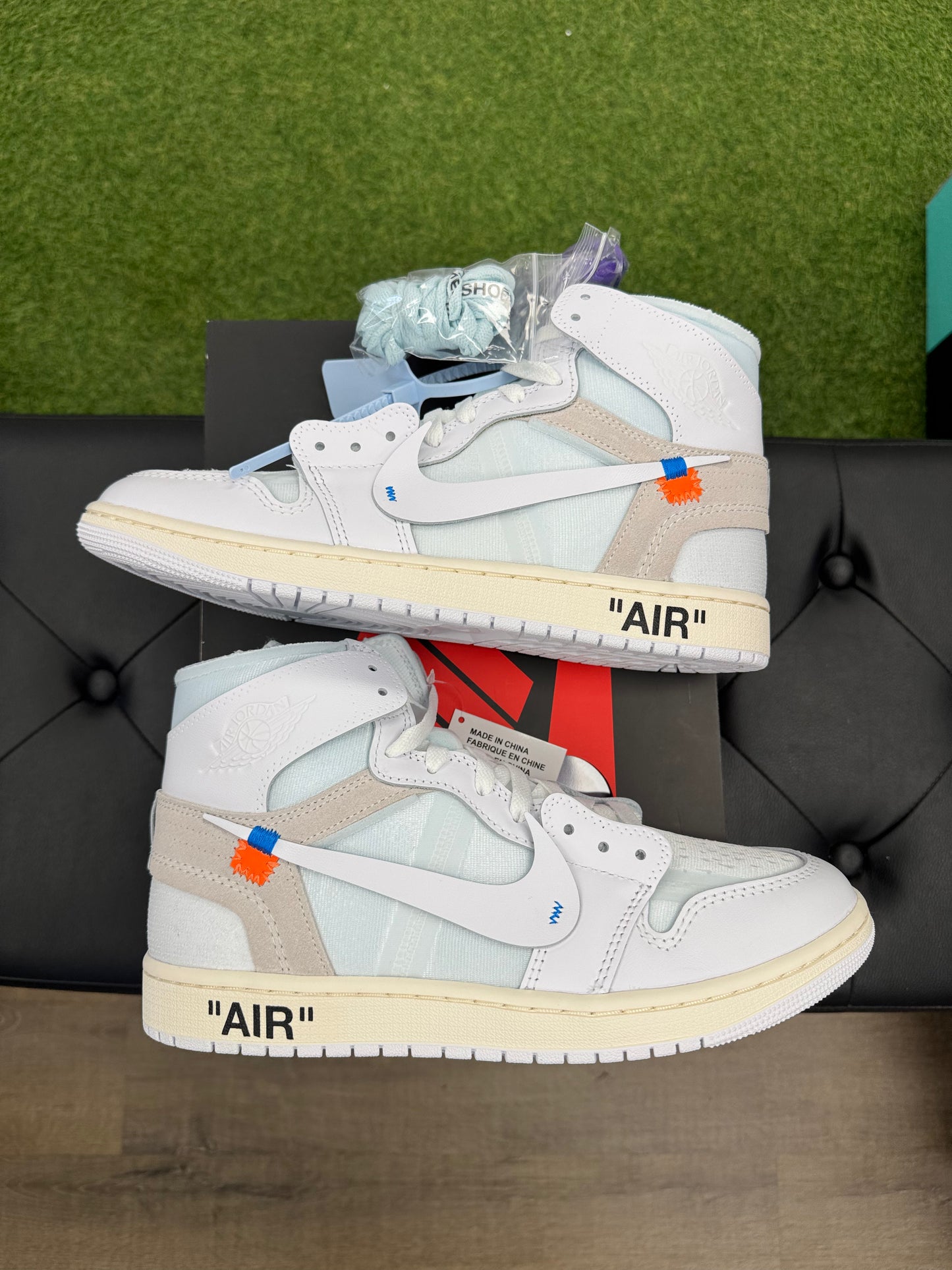 Jordan 1 Retro High Virgil Abloh Archive Alaska - Size 10