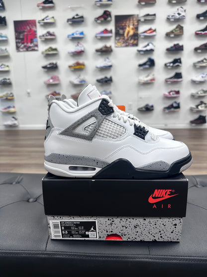 Jordan 4 Retro White Cement (2025) - Size 8