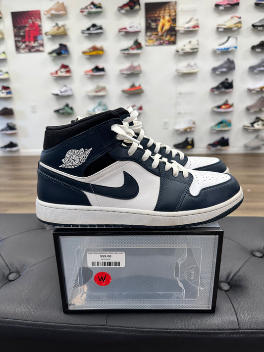 Jordan 1 Mid Armory Navy - Size 12.5 (U)