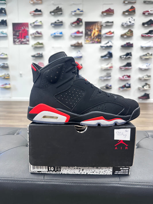 Jordan 6 Retro Black Infrared (2019)- Size 10 (U)