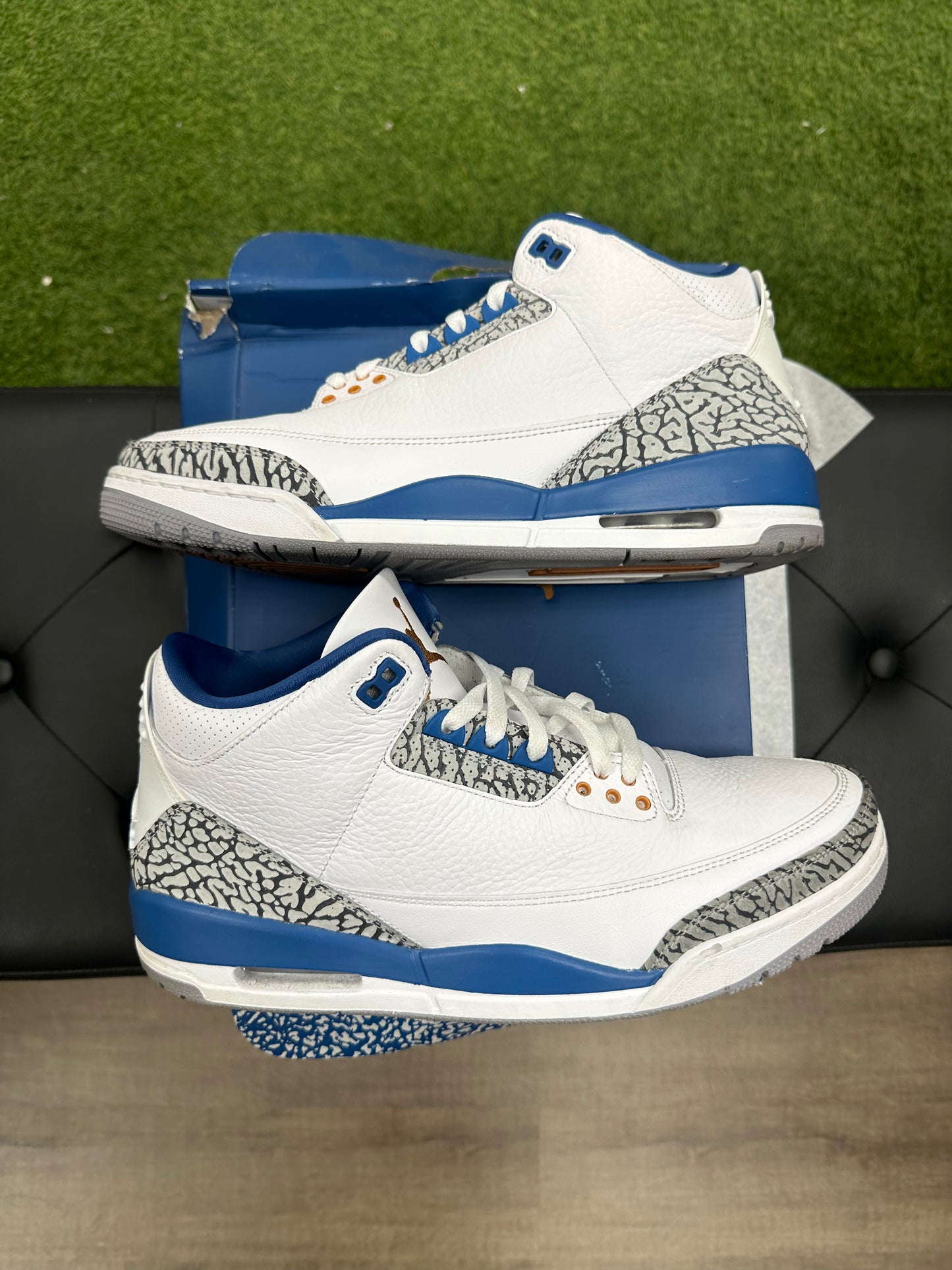 Jordan 3 Retro Wizards- Mens (U12)