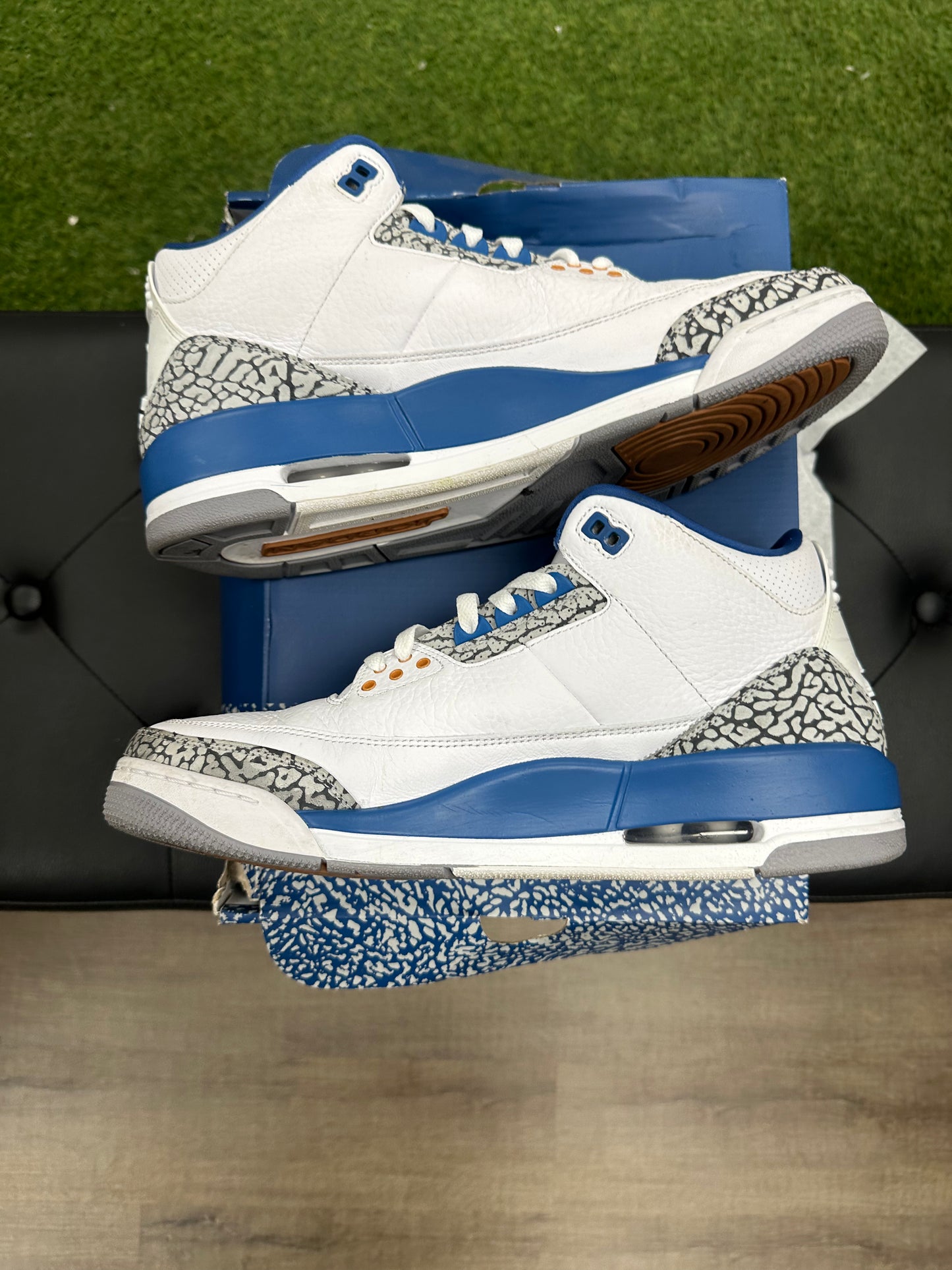 Jordan 3 Retro Wizards- Mens (U12)