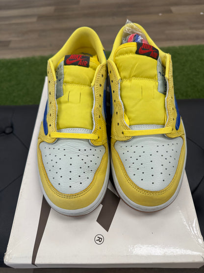 Jordan 1 Retro Low OG SP Travis Scott Canary (Women's) - Size 9M (U)