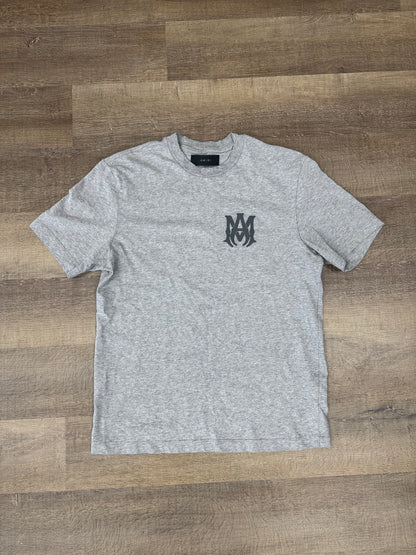 AMIRI MA Logo Tee Grey - Size Small (U)
