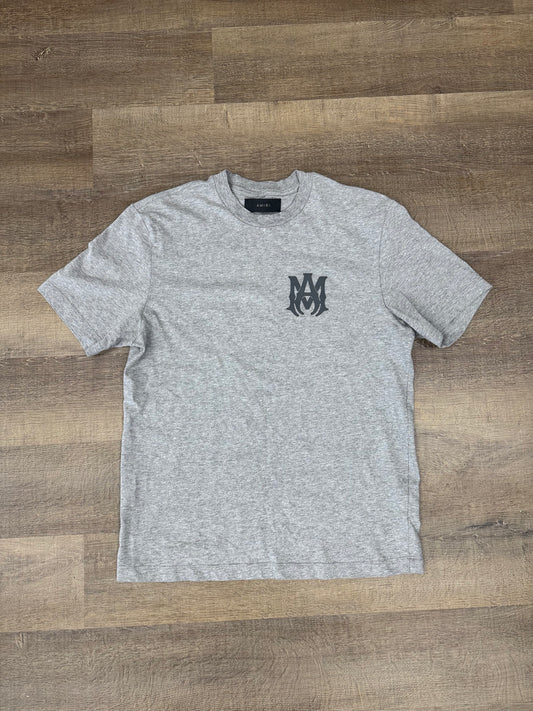 AMIRI MA Logo Tee Grey - Size Small (U)