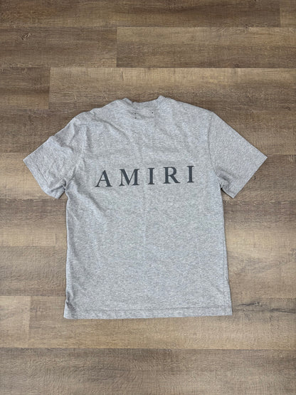 AMIRI MA Logo Tee Grey - Size Small (U)