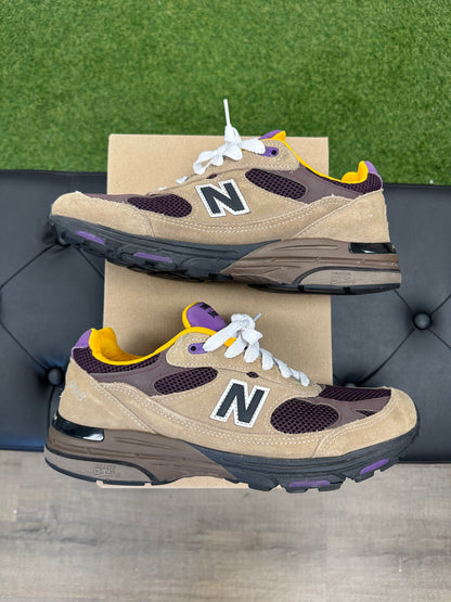 New Balance 993 MiUSA Mushroom Midnight Violet - Size 10 (U)